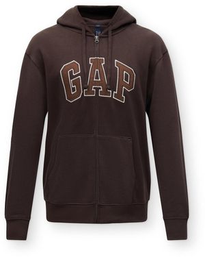 Gap Sweatjacke Core Arch - Braun