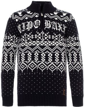 Cipo & Baxx Pullover - Schwarz