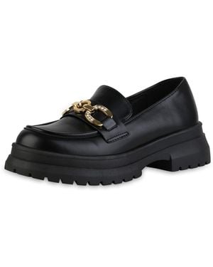 VAN HILL Slipper 'Aurora' - Schwarz