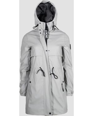 Jacket Jacke Aurora-Regenmantel Mit Cape - Weiß