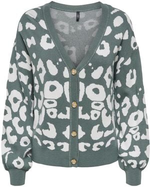ONLY Strickjacke Onlleona - Grau