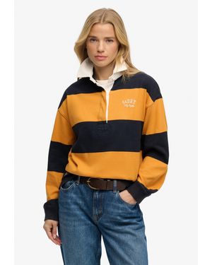 Superdry & Co Poloshirt Heritage - Blau