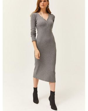 Olalook Kleid - Grau