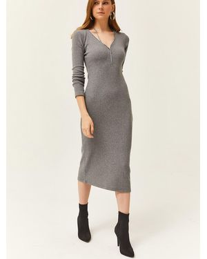 Olalook Kleid - Grau