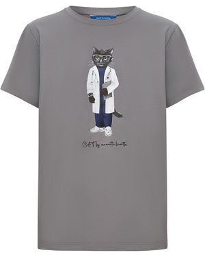 Cat e Lolette Shirt Doctor Cat - Grau
