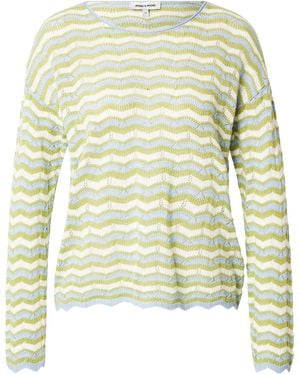 MORE&MORE Pullover Ajour - Weiß