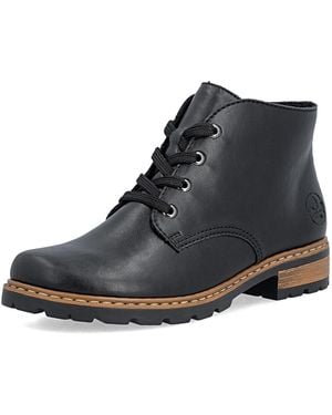 Rieker Schnürstiefelette - Schwarz
