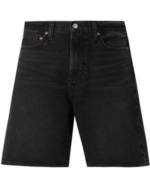 Abercrombie & Fitch Jeansshorts - Schwarz