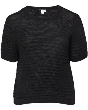 QS Strickpullover - Schwarz