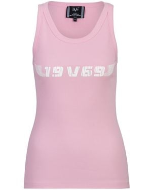 19V69 Italia by Versace Top Benicia Racing - Pink