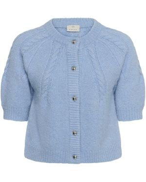 Kaffe Strickjacke Cionia - Blau