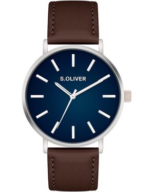 S.oliver Analoguhr - Blau