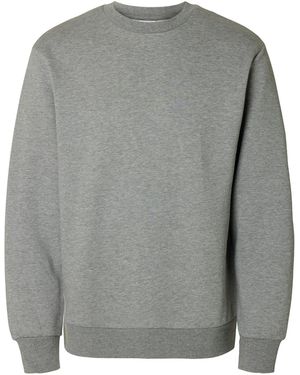 SELECTED Sweatshirt Slhdan - Grau