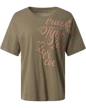 Timezone T-Shirt Boxy - Grün