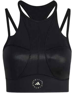 adidas By Stella McCartney Sport-Bh - Schwarz