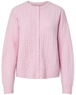 Pieces Strickjacke Pcsilly - Pink