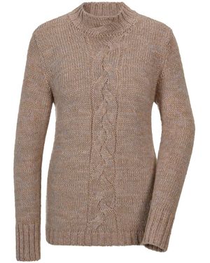 Goldner Pullover - Braun