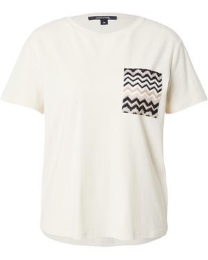 Comma, T-Shirt - Weiß