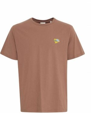 Solid T-Shirt Sdowens - Braun