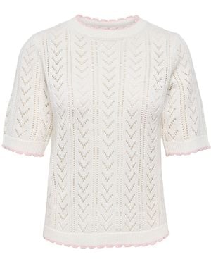 Jdy Pullover Tikka - Weiß