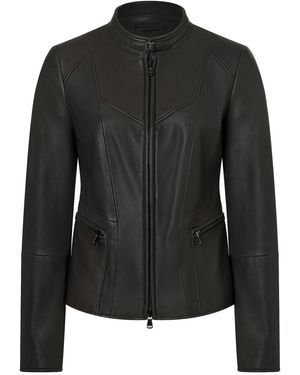 Werner Christ Lederjacke Elmara - Schwarz