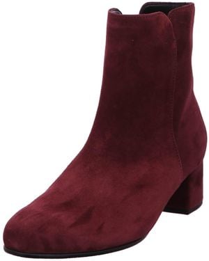 Gabor Ankle Boots Klassische Stiefelette Damen 8036.01.005 Rauleder - Rot