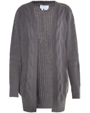 usha WHITE LABEL Strickjacke 'Teylon' - Grau