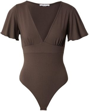 /about You Shirtbody - Braun