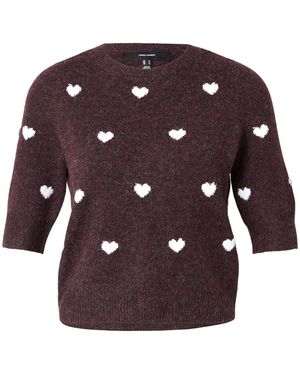 Vero Moda Pullover Vmdoffy Intarsia - Lila