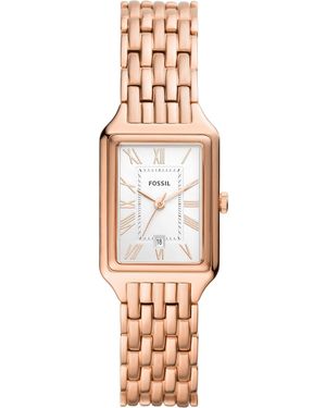 Fossil Quarzuhr , ES5271 RAQUEL Uhr uhr Edelstahl Datum rose - Mettallic