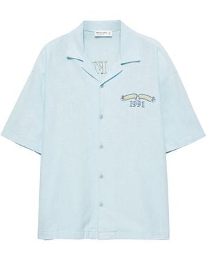 Pull&Bear Hemd - Blau