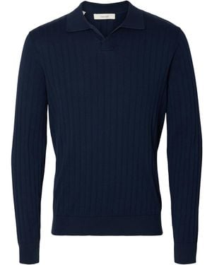 SELECTED Pullover Slhtorino - Blau
