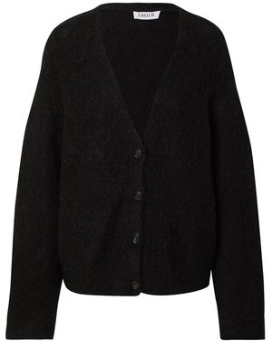 EDITED Strickjacke Aus Wollmix Onorina - Schwarz