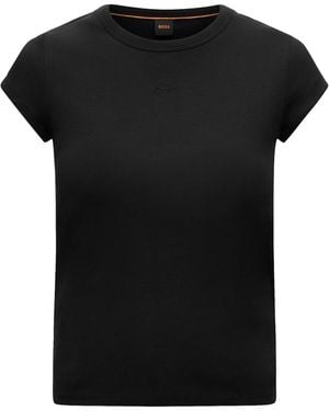 BOSS T-Shirt Ecute - Schwarz