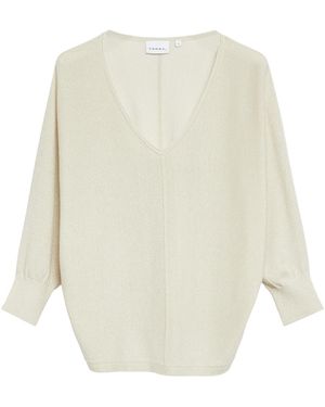Comma, Strickpullover - Weiß