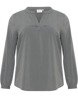Kaffe Bluse Janna - Grau