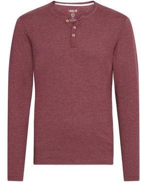 Solid Rundhalsshirt Volko - Rot