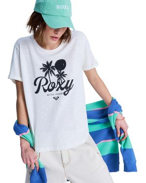 Roxy T-Shirt Oceanwave - Blau
