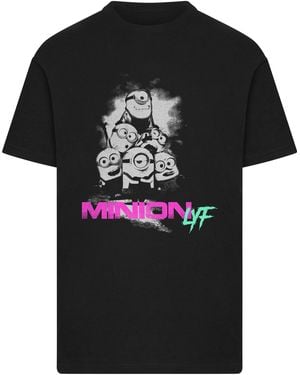Merchcode T-Shirt Minions - Schwarz