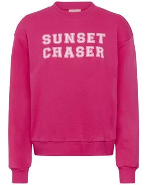 Kaffe Sweatshirt Lilje - Pink