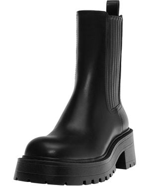 Pull&Bear Chelsea Boots - Schwarz