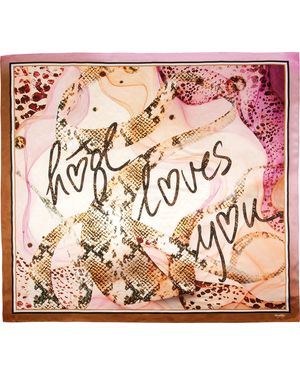 Högl Tuch Karree Boho Bloom - Pink