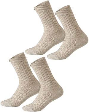 Millo Socken Cosy Twist - Weiß