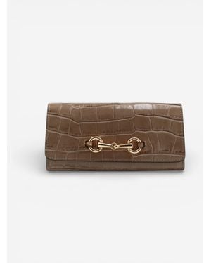 CHEVAL FIRENZE Portemonnaie Grant Croc - Braun