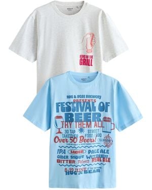 Next Pyjama Kurz - Blau