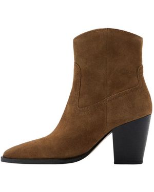 Mango Ankle Boots Pacifico - Braun