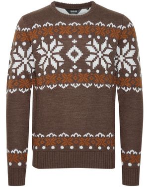 Solid Pullover Norwig - Braun