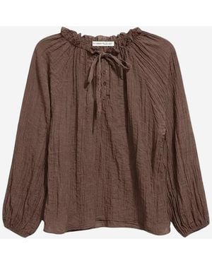 MixRay Bluse - Braun