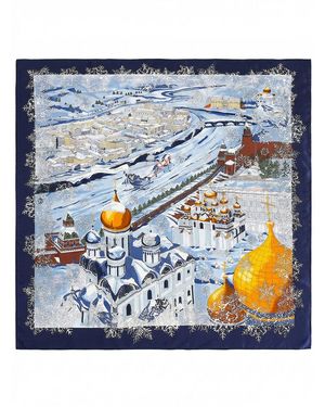 Vivi Idee Schal Winterstadt - Blau