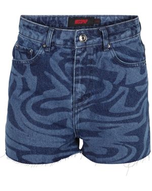 MissPap Shorts Marble - Blau